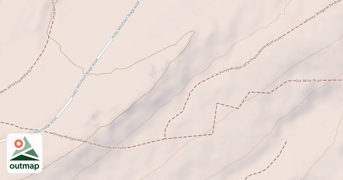 Map of Michaux State Forest - ATV Trail System