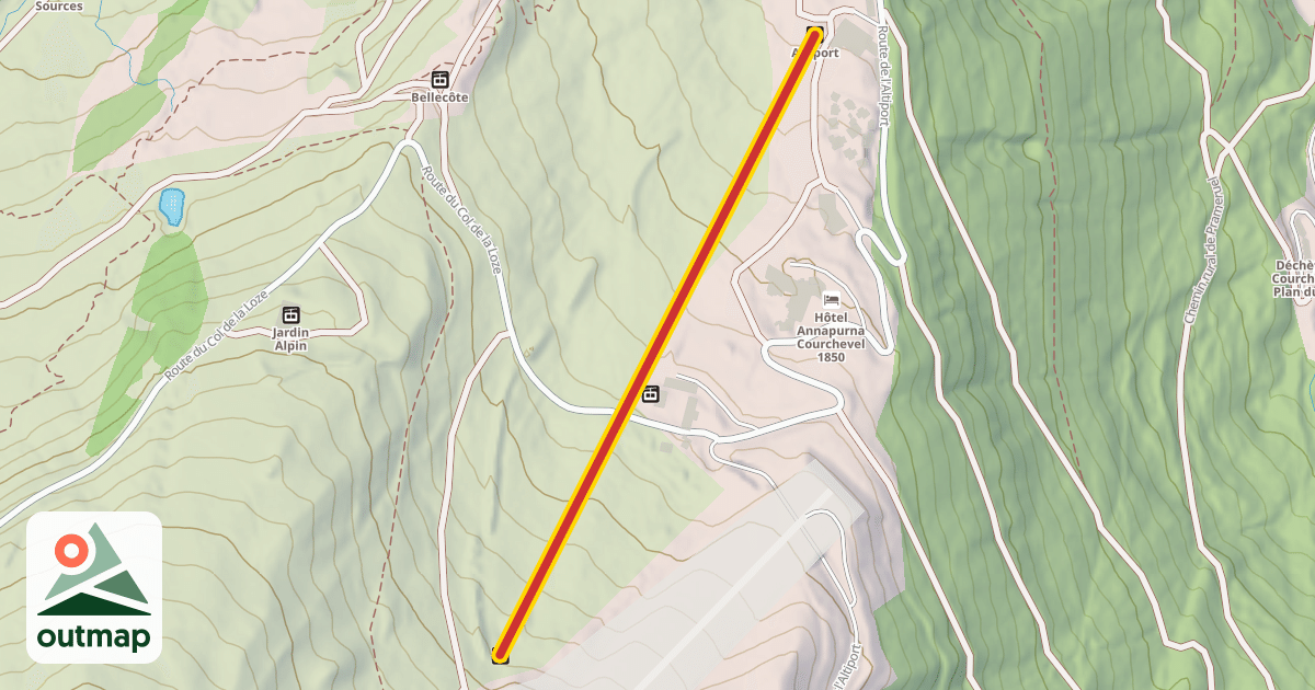 Map of Altiport