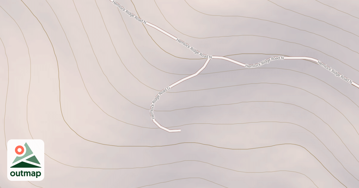 Map of HEMLOCK RIDGE G