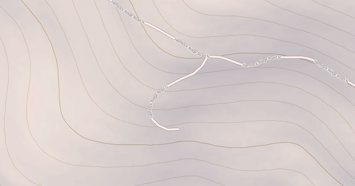 Map preview of HEMLOCK RIDGE G