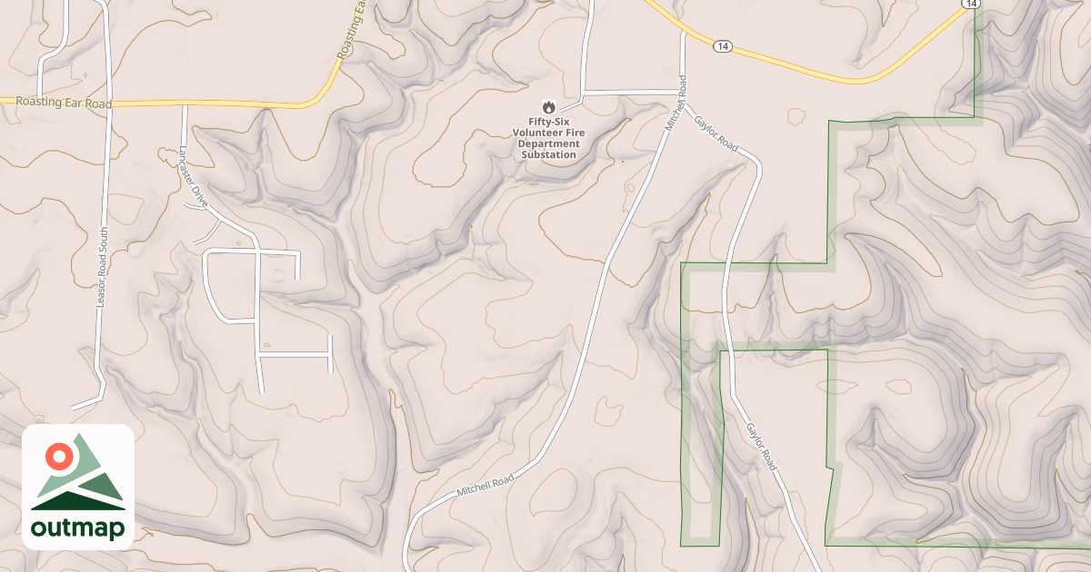Map of USFS National Forest System Roads {D6EC609F-705B-4157-921F-B67BB1A3BF5F}