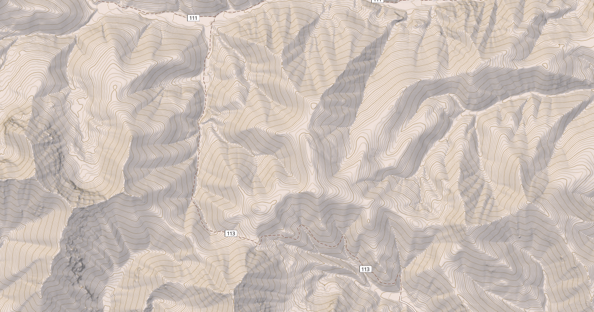 Map preview of Myers Creek