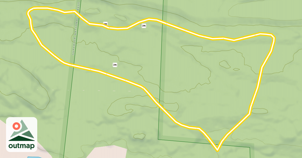 Map of Ox Cart Trail