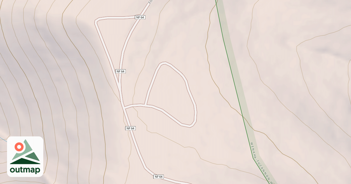 Map of BONE SPRING CAMPGROUND