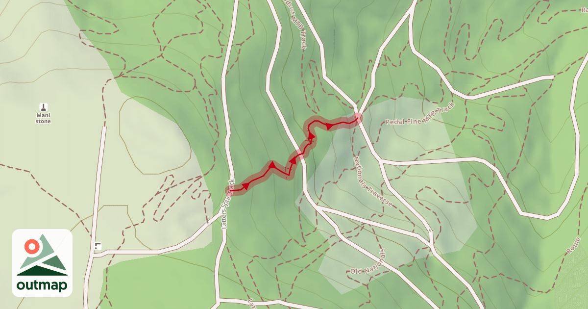 Map of Radi Garden MTB Track
