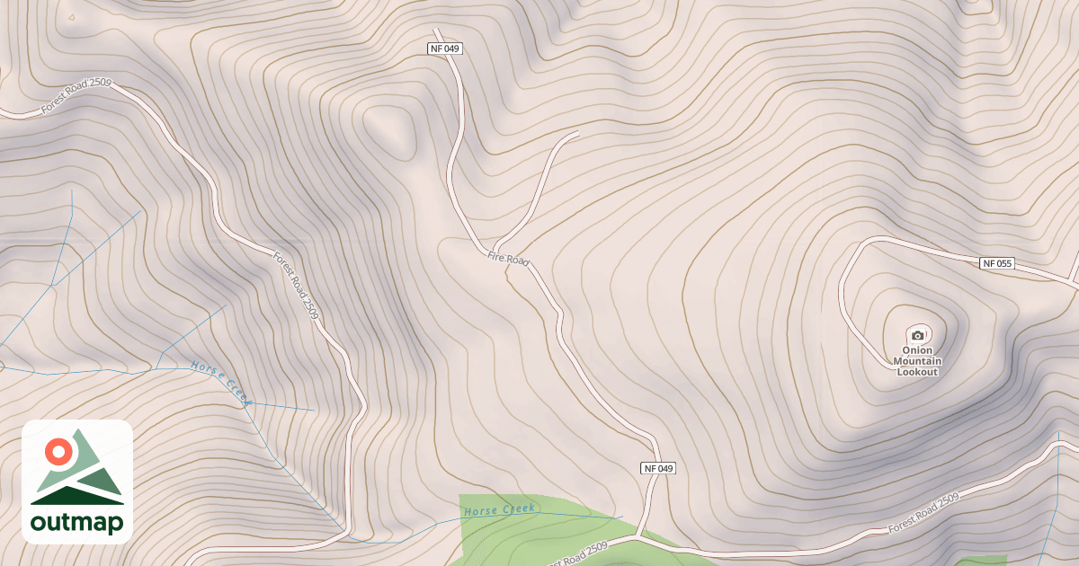 Map of FIRE ROAD