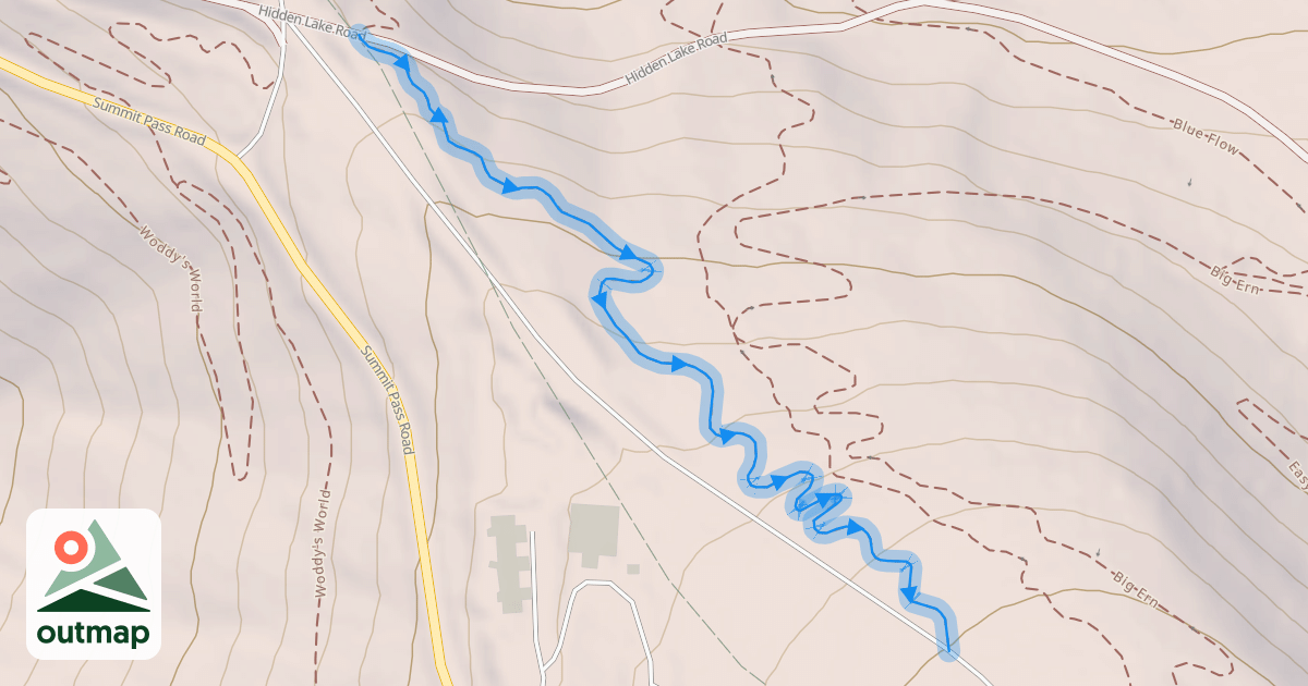 Map of Britton's Ribbon
