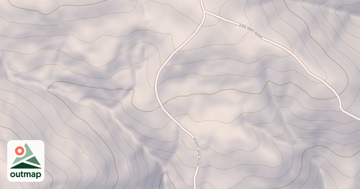 Map of WALDO SPUR