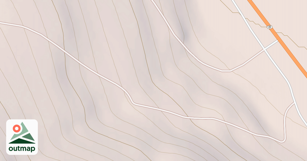 Map of BUTTE SPUR 1