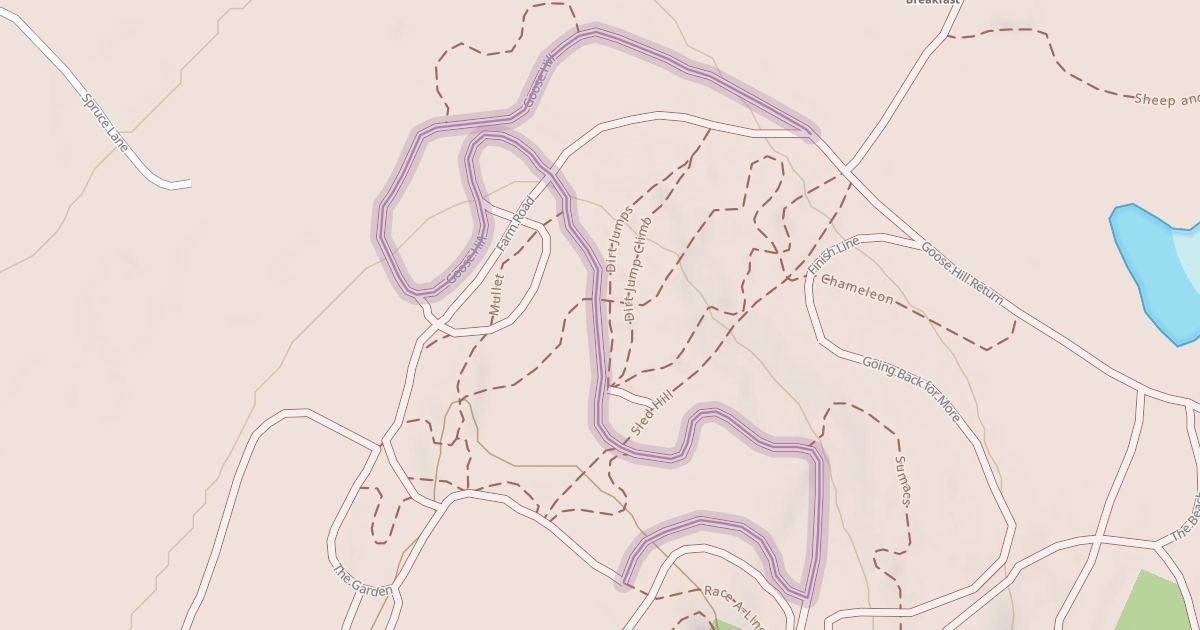 Map preview of Goose Hill