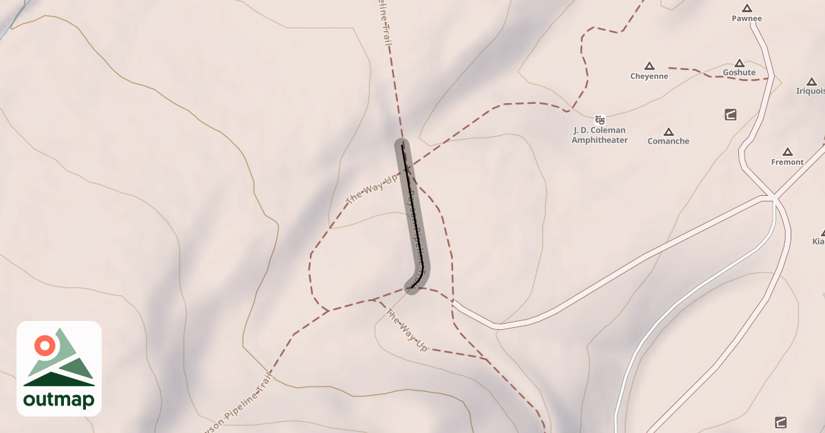 Map of Payson Pipeline Trail