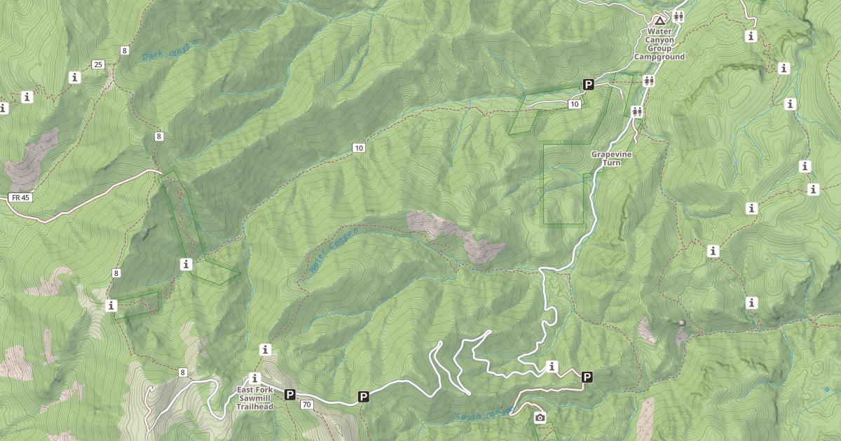 Map preview of WATER CANYON