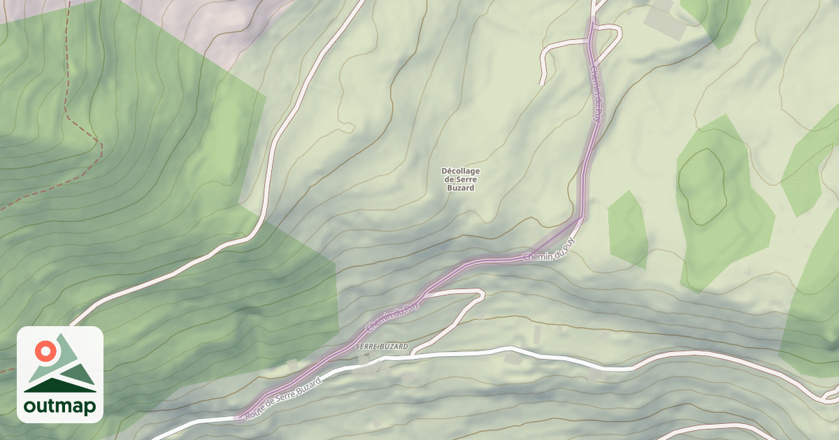 Map of Chemin du Puy