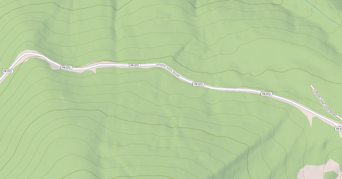 Map preview of Smiths Fork Snowmobile