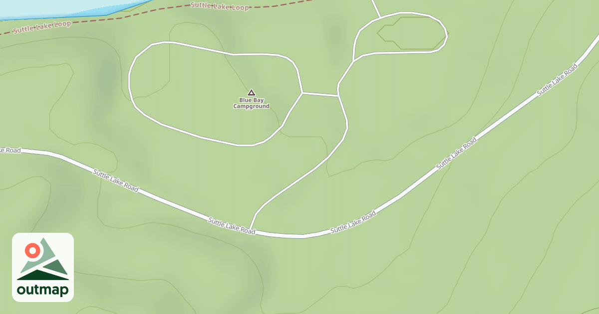 Map of BLUE BAY C.G