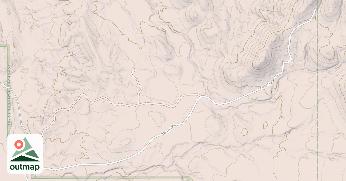 Map of ANDERSON MINE
