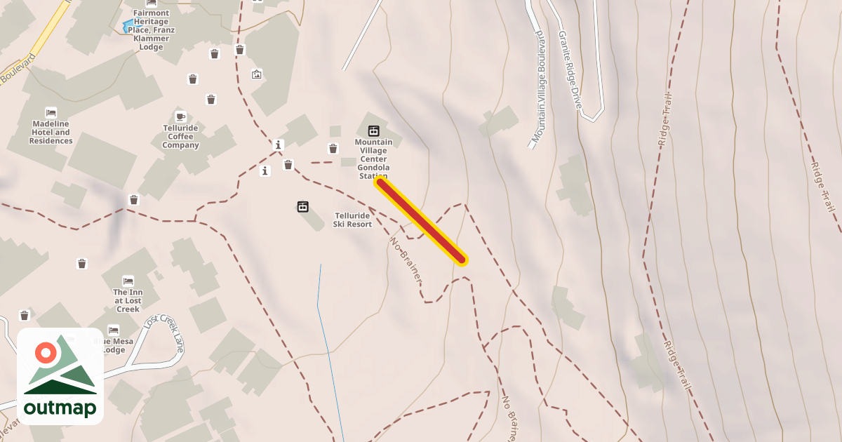 Map of Gondola Magic Carpet
