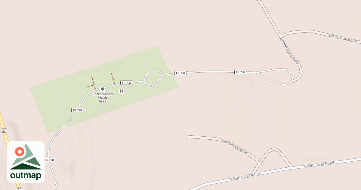 Map of CIMARRON RIVER P.G.