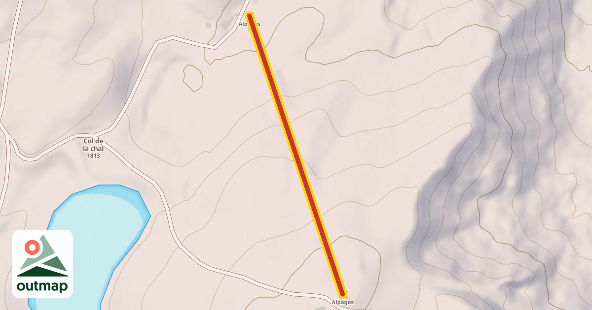 Map of Alpages