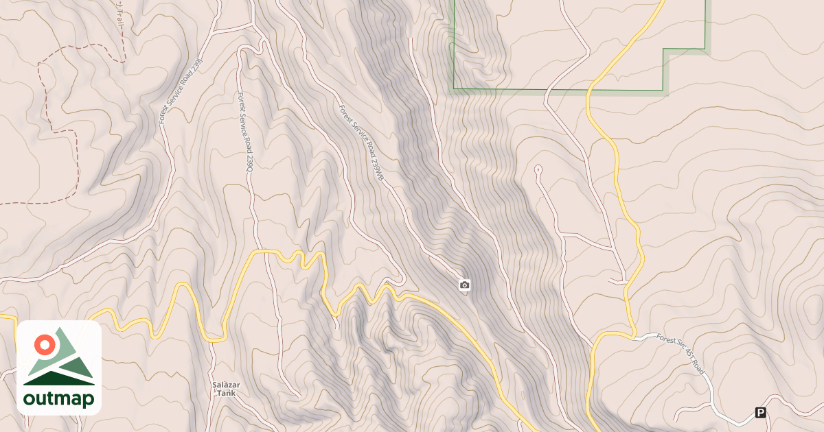 Map of USFS Motor Vehicle Use Map Roads {83EB74B4-357D-47D8-AE8C-24924E02EE88}