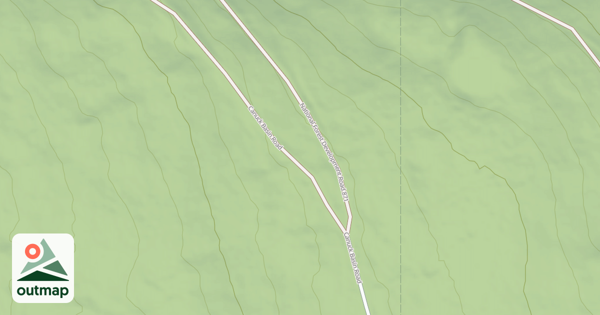Map of AMERICAN MOUNTAIN