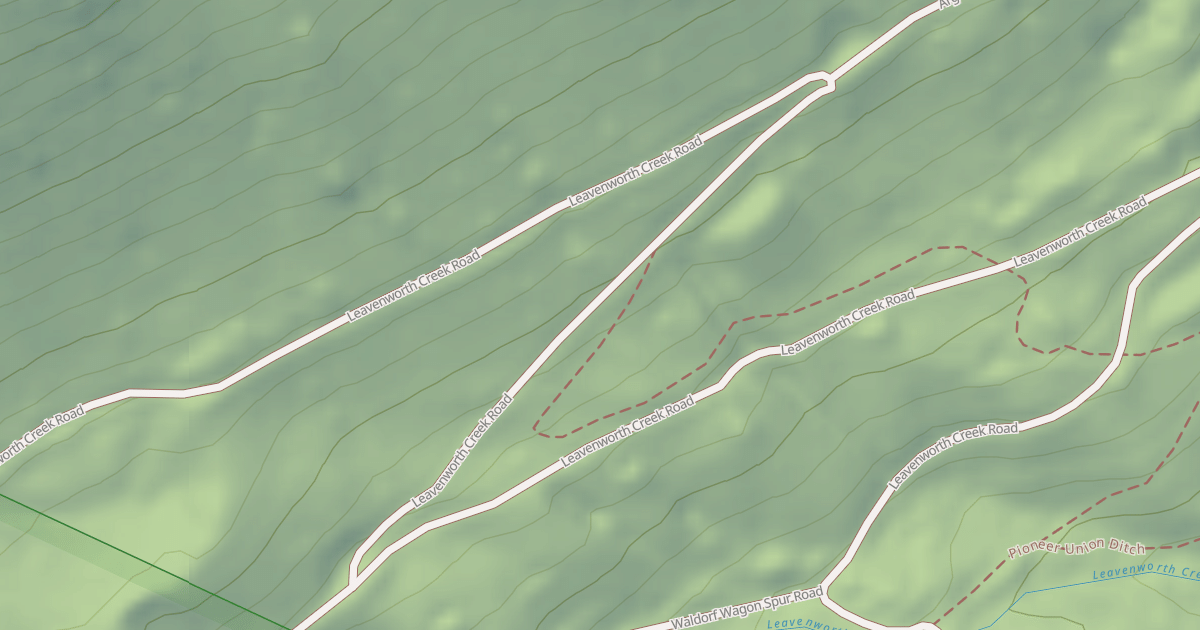 Map preview of Leavenworth Creek Road (352)