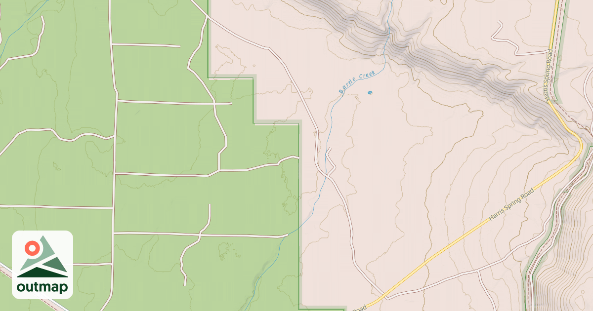 Map of BEAR WALLOW