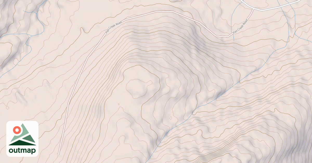 Map of PAN CREEK
