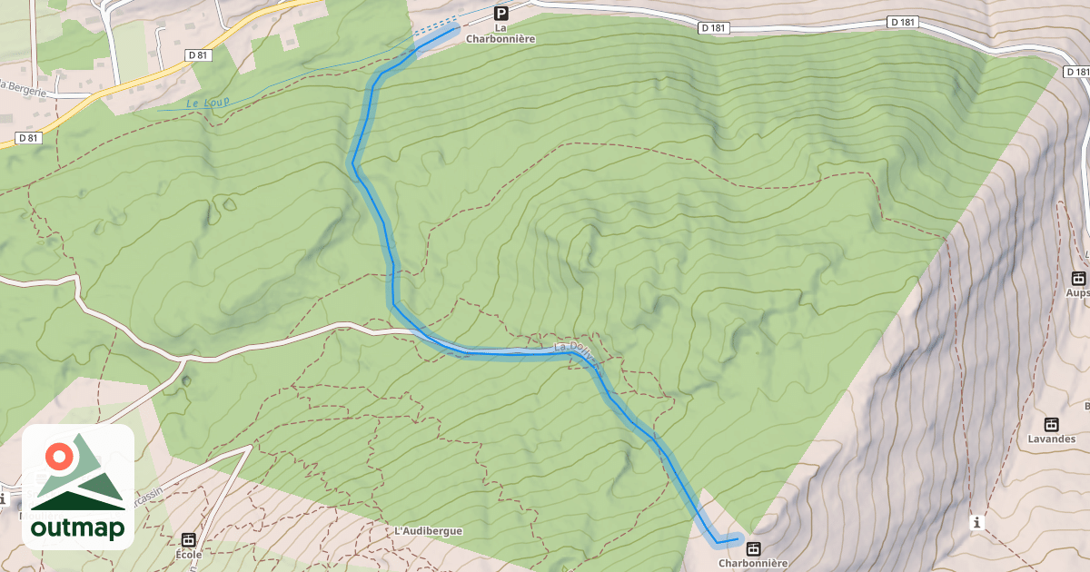 Map of Le Cabris