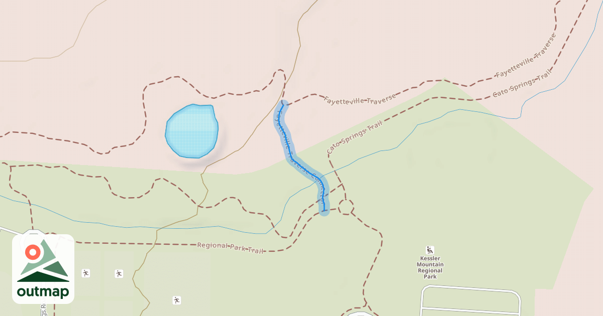 Map of Fayetteville Traverse Connector