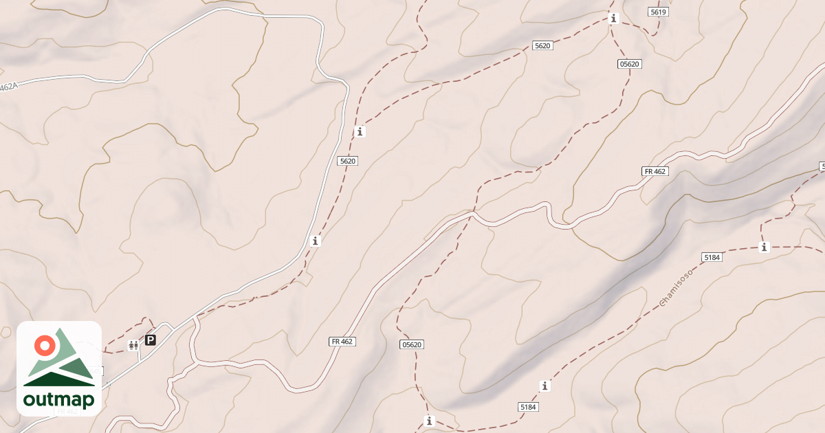 Map of COYOTE CHAMISOSO LINK