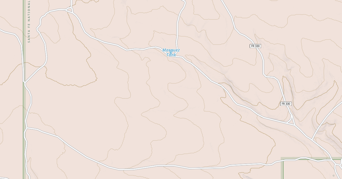 Map preview of USFS National Forest System Roads {16AFA537-3D48-450A-A1AA-315A62FBC0AC}