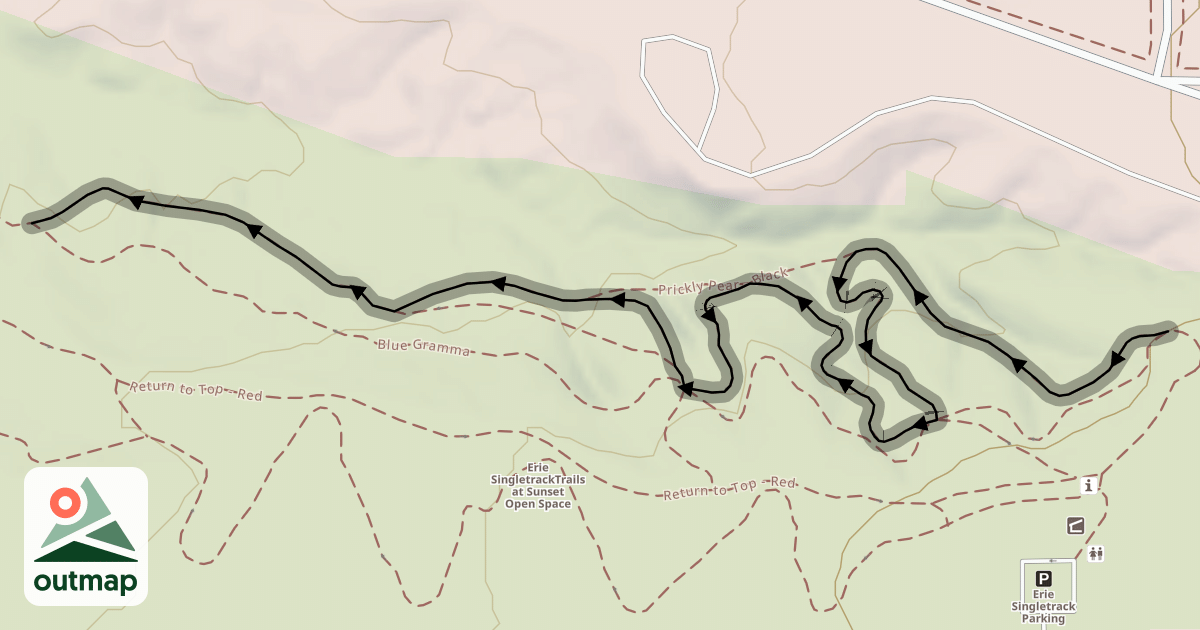 Map of Yucca - Black
