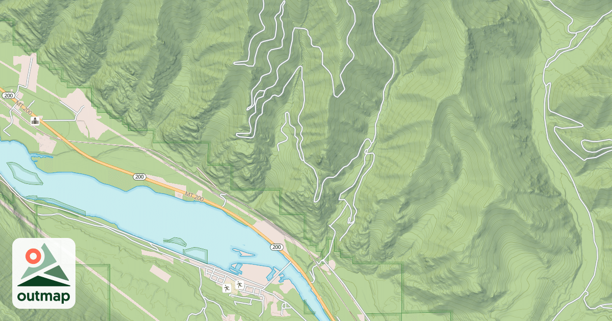 Map of GOVERNMENT MOUNTAIN ROAD