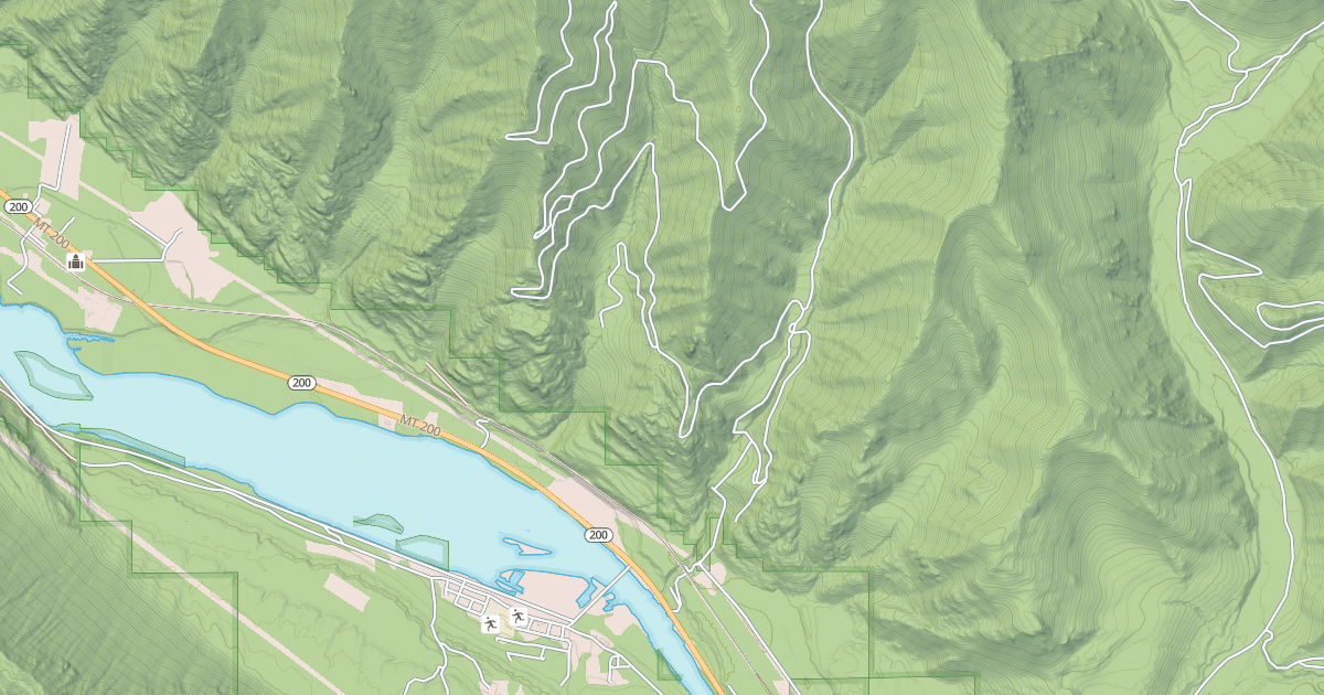 Map preview of GOVERNMENT MOUNTAIN ROAD