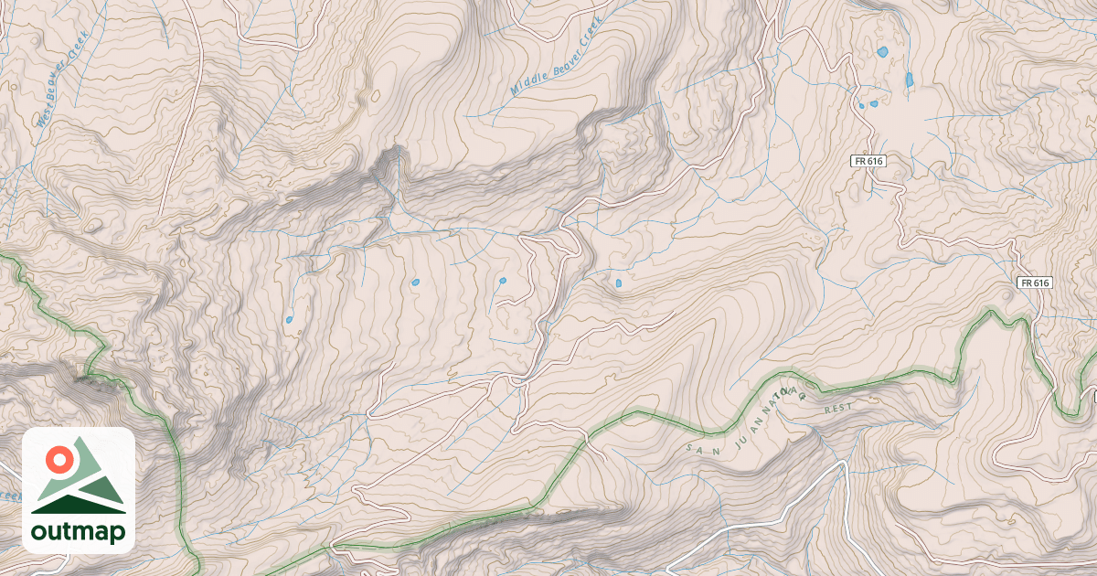 Map of BEAVER PARK