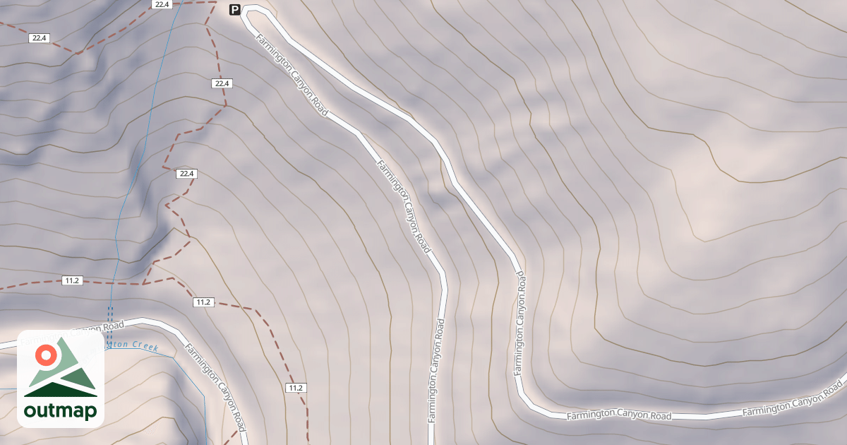Map of Farmington Canyon Atv