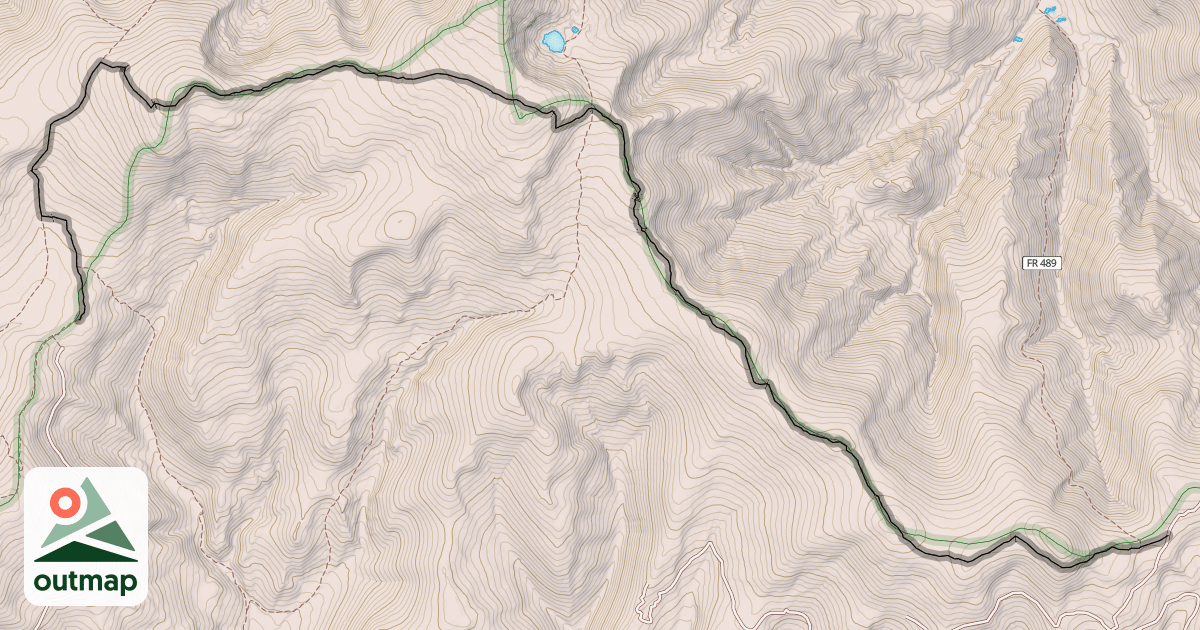 Map of CDNST Colorado Trail 1776