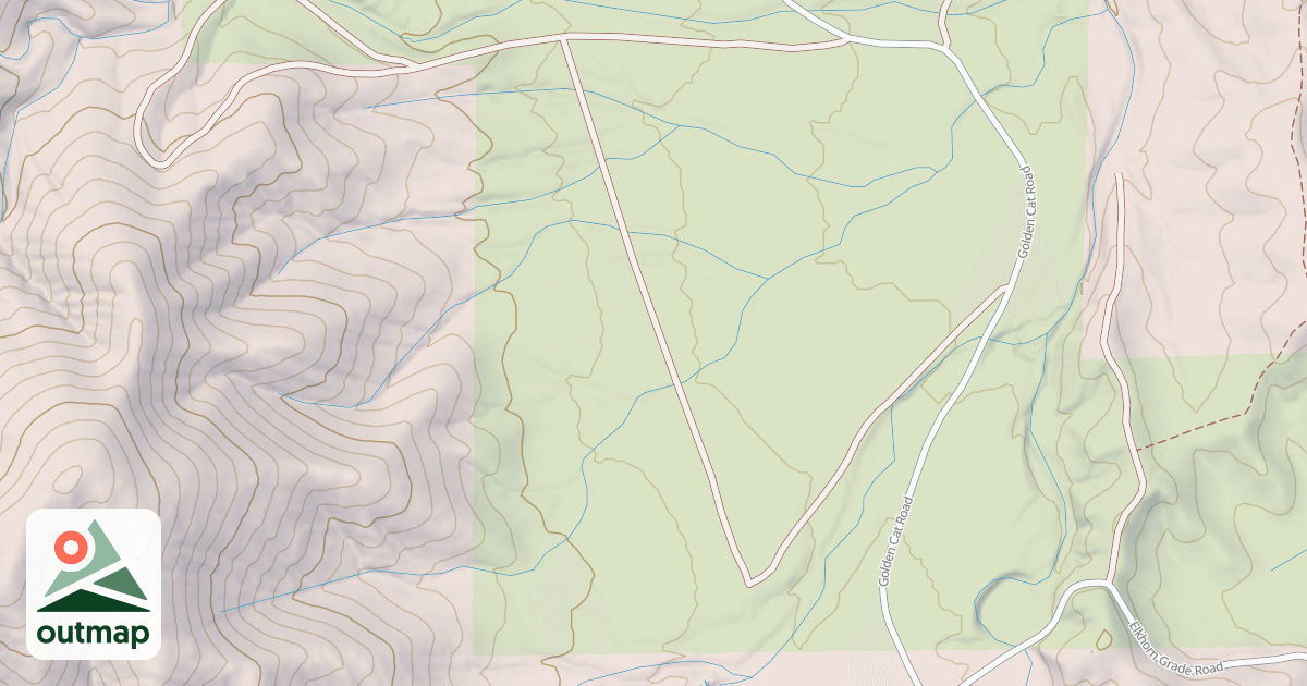 Map of 16049: Temblor Ridge