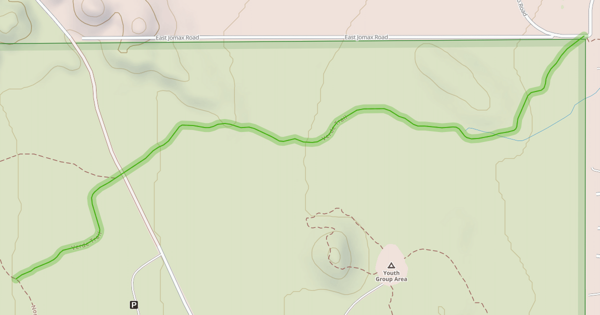 Map preview of Verde Trail
