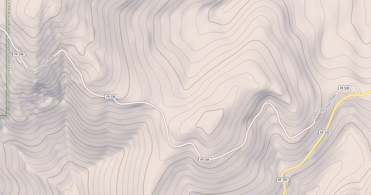 Map preview of FRENCH MOUNTAIN