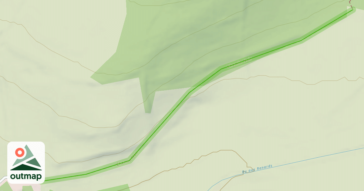 Map of Chemin Noir