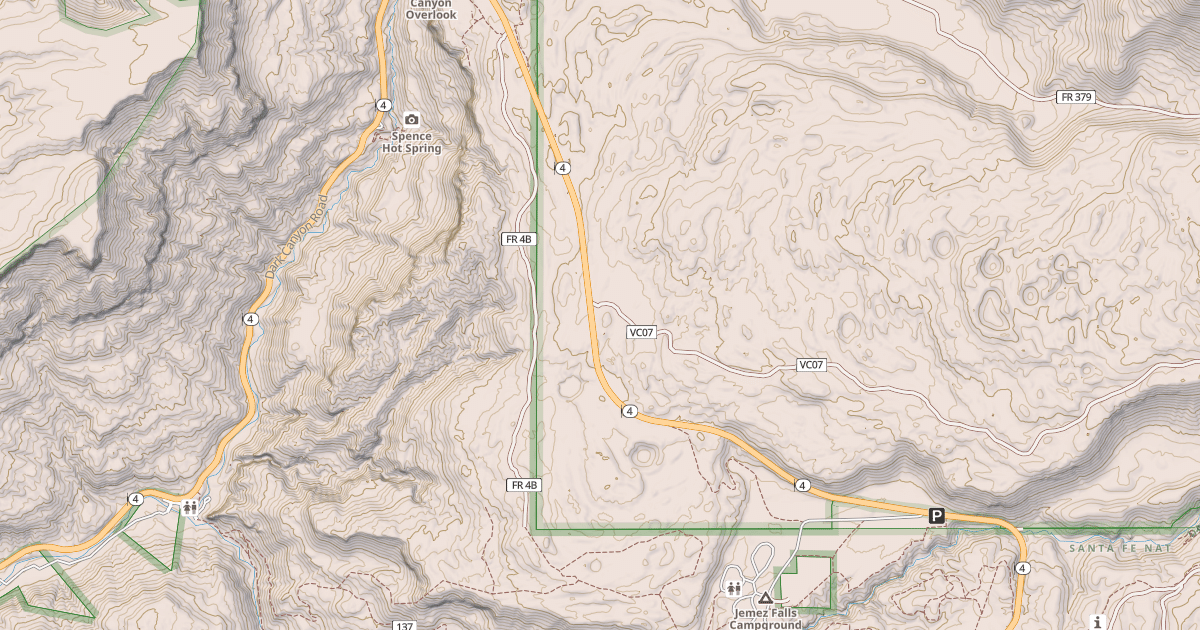 Map preview of USFS Motor Vehicle Use Map Roads {C4E2EAAF-7E7E-4D9B-95BB-7E6DEAD4877C}