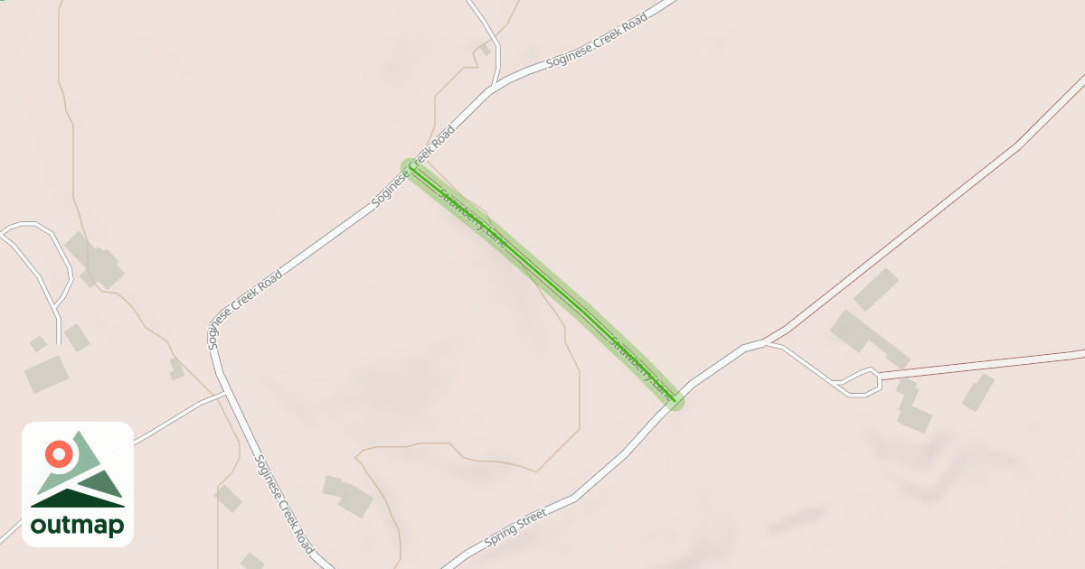Map of Strawberry Lane