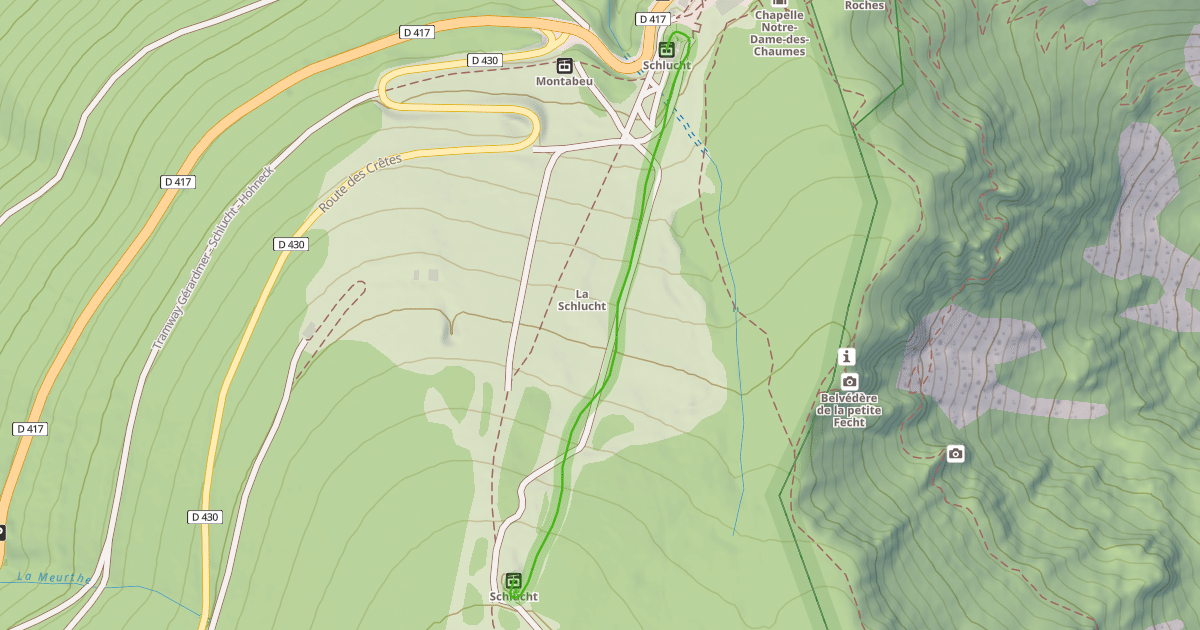 Map preview of Schlucht