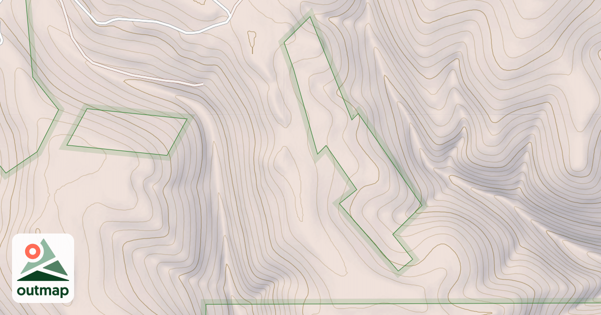 Map of CHICKEN RIDGE