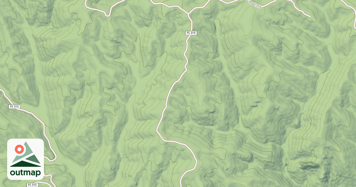 Map of POWERLINE SOUTH