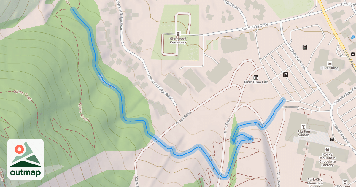 Map of Silver Spur