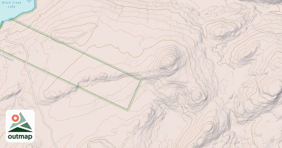 Map of Round Top Trail