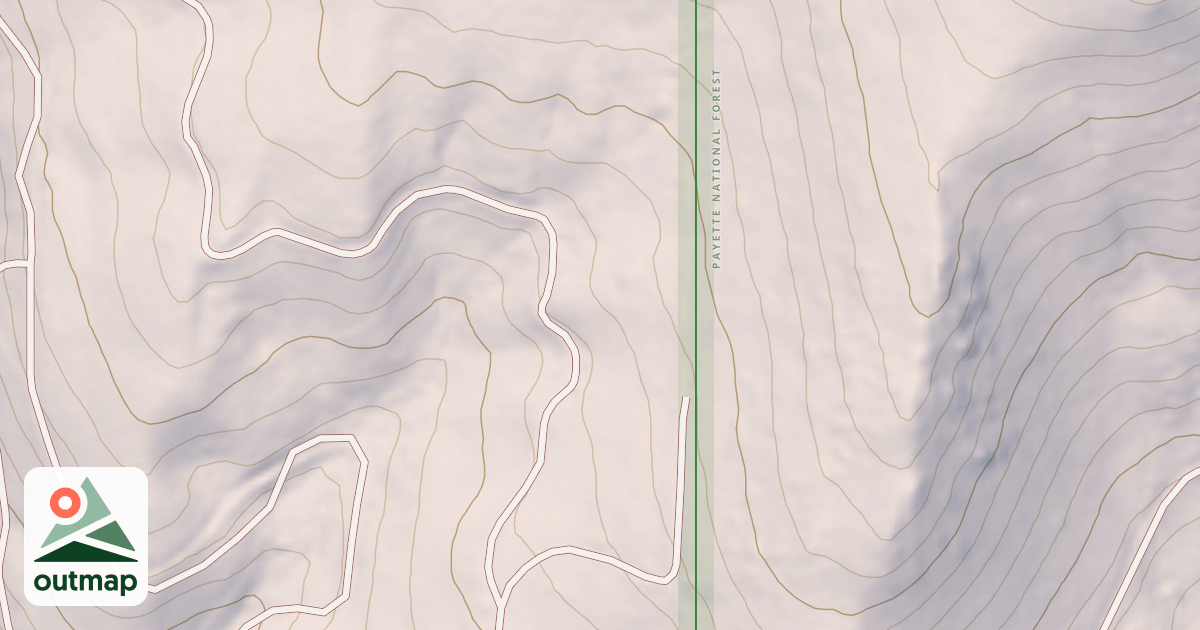 Map of CABIN SPUR
